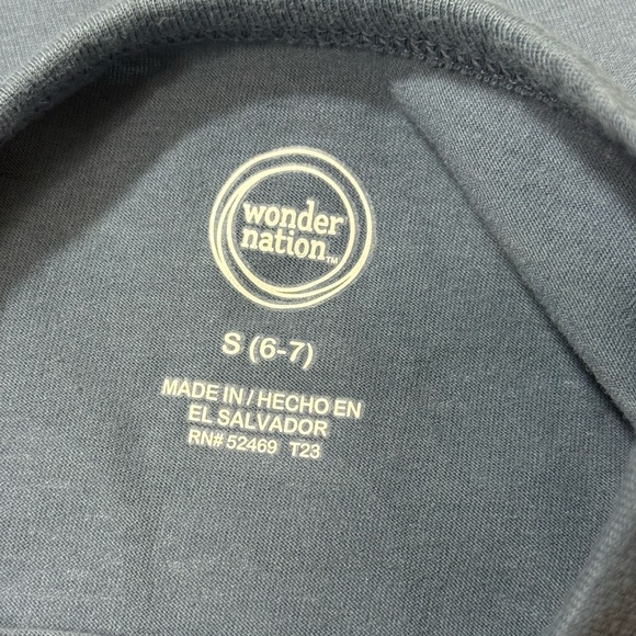 Wonder Nation Blue Graphic Short Sleeve Shirt - Boys Size Small (6-7) - Picture 12 of 13